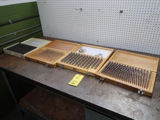 LOT: (4) Sets Plug Gauges - Size Range .832 thru .061, LOCATION: TOOL ROOM
