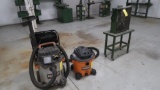 LOT: (2) Ridgid Wet Vacuums, (1) Fan , LOCATION: MAINTENANCE SHOP