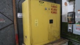 LOT: (1) Justrite 30 Gallon Flammable Storage Cabinet, (1) 17 in. x 17 in.