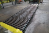 LOT: (1) 48 in. x 48 in. Scissor Lift, (1) 50 in. x 15 ft. Roller Conveyor,