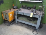 LOT: Airco 250 Amp Welder, Cables, TIG Torch, with 32 in. x 54 in. Heavy Du