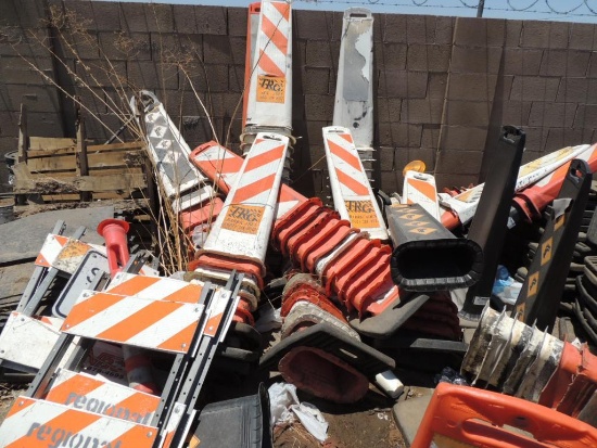 LOT: Misc. Smart Sign Safety Cones (Yard 3), LOCATION: 2435 S. 6th Ave., Phoenix, AZ 85003