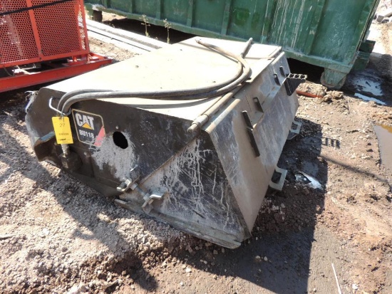 2011 Caterpillar BU 118 Sweeper Attachment, S/N LXB00989, (Yard 2) , LOCATION: 2435 S. 6th Ave.,