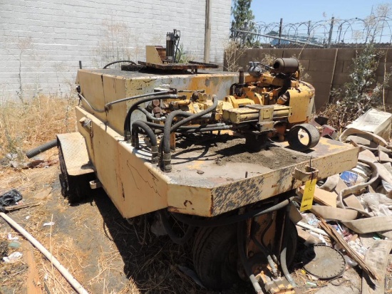 Squeegee Machine (INCOMPLETE UNIT - NOT RUNNING, TIRES FLAT), (Yard 3), LOCATION: 2435 S. 6th