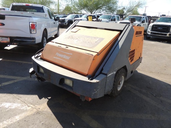 2008 Armadillo Power Boss SW9XR Floor Sweeper, S/N 17411028, Kubota Powered, 1345 Hrs. Indicated