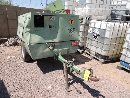 Sullair 185DBQJD Air Compressor, S/N E04-114873, John Deere Powered (Compressor Disassembled)