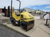 2009 Wacker RD12 Compactor, S/N 5685601, Double Smooth Drum, 35 in. Wide Ro