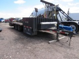 2011 Fleming 27 ft. Flatbed Trailer Model T820-04, VIN # 1F9FS202XB1025635,