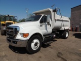 2015 Ford F750 XLT SD S/A 12-Yard Dump Truck 4x2, VIN # 3FRWF7FL2FV744995, Cummins ISB 6.7, Auto