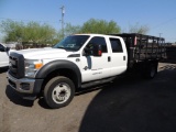 2016 Ford F450 XL SD Crew Cab 12 ft. Flatbed, VIN # 1FD0W4GT2GEC53691, 6.7 Ltr. Auto Trans, 100 Gal.