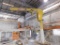 LOT: Abell Howe 2 Ton 360 Degree Free Standing Jib Crane, Yale 1 Ton Electric Chain Hoist, Pendant