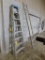 LOT: (1) Werner 8 ft. Aluminum A-Frame Ladder, (1) Werner 8 ft. Wooden A-Frame Ladder, (1) 10 ft.