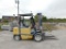 Yale 6000 lb. Gas Forklift Model G1P060T1FNU0E087, S/N 853042, Cushion Tires, Overhead Guard,