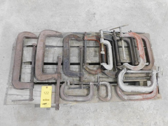 LOT: Assorted Heavy Duty C-Clamps