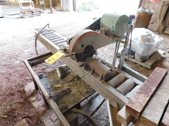 12 in. Abrasive Cut-off Saw, with Roller Feed Table