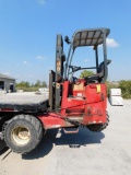 Moffett 5500 lb. Self Loading Forklift Model M55, S/N E340248