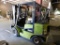 Clark CGP30 LP Forklift, 4600 lb. Lift Cap., Triple Mast Side Shift, S/N P36502329469, 3023 Hours