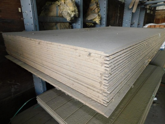 LOT: (85) Sheets of Vertical Siding 4' x 10', 8', 9'