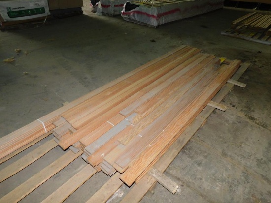 LOT: Assorted 3-1/4" Tongue & Groove Clear Pine Bead Board