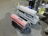 LOT: (2) Portable Forced Air Kerosene Heaters