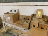 LOT: Assorted Cedar Fixture Blocks