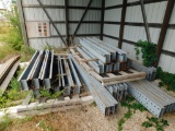 LOT: Large Quantity Single Side Cantilever Racks, (60 approx. ) Uprights up to 14' and (60) 5' & 6'