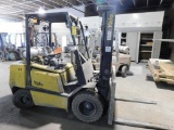 Yale GLP060TG LP Forklift, 5300 lb. Lift Cap., Triple Mast Side Shift, S/N 875B24750A, 11,253 Hours