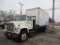 1999 Ford L8000 20 ft. Steel Flatbed Truck VIN 1FDXR82E3SVA37525, 6 Speed Transmission, Single Axle,