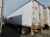 1988 Stoughton 47.5' Trailer Dry Van, Model: ASVW-485T-S-C, 68,080 GVWR, VIN 1DW1A4827JS587652