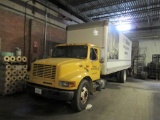 1998 International 4900 24 ft. Box Truck , VIN 1NTSDAAM7XN672351, DT466E Diesel Engine, 6 Speed