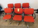 LOT: (6) Rolling Office Chairs