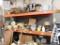LOT: Contents of (3) Sections of Pallet Racking Including Safety Signs, Equipment, Post Guards,