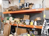 LOT: Contents of (3) Sections of Pallet Racking Including Safety Signs, Equipment, Post Guards,