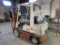 Nissan LP Forklift Model CPH02A25V, 3- Stage Mast, Solid Cushion Tires, 42