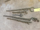 LOT: (5) Assorted Lifting Chains