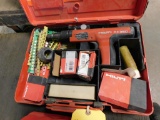 Hilti DX350 Power Hammer w/Nails & Shots in Case