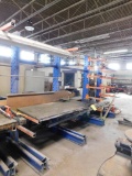 LOT: (2) Sections of Heavy Duty Cantilever Racking, One Sided, 24