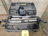 LOT: Johnson Laser Level, (2) Stand In Cases