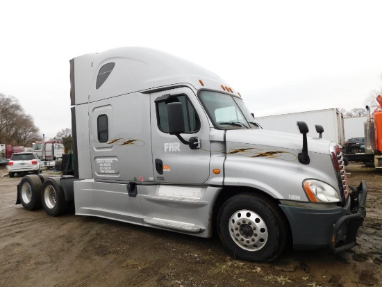 2016 Freightliner Cascadia 125 Sleeper Cab 6X4 Truck Tractor, Detroit Diesel DD15 14.8 L 455 HP