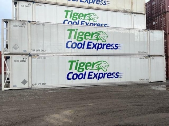 2021 Insulated, 53'; CIMC Container with Carrier Vector HE19 Refrigeration Unit, Reefer Hours N/A,