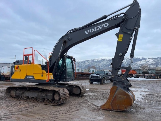 2023 Volvo EC220EL Hydraulic Excavator S/N: VCEC20EC00315506, Enclosed Cab Heat and AC, Volvo Quick