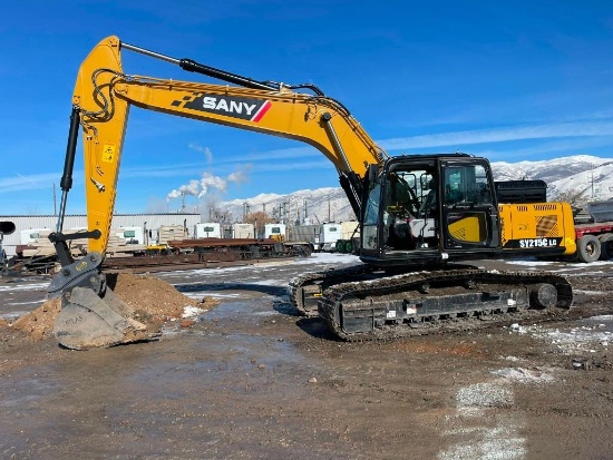 2023 Sany SY215C LC Hydraulic Excavator S/N: SY0218CDN9228, Strickland Quick Coupler, Heavy Duty