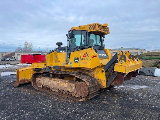 2018 John Deere 750K LCP Crawler Dozer, S/N: 1T0750KXHJF331869, Smart Grade System, 2-Cylinder