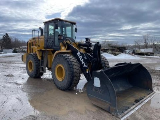 2023 Sany SW405K Wheel Loader S/N: SW4054CD0018, 4-1/2 Yard Bucket, Quick Coupler, Enclosed Cab Heat