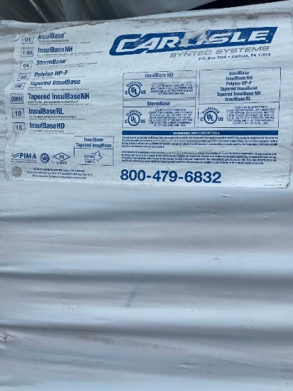 LOT: Assorted Sizes & Thickness of Poly Insulation Panels...
