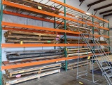 LOT: (4) Sections of Tear Drop Pallet Racks consisting of: (4) 48