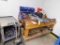 LOT: Lower End Assembly Table w/Tools, Parts & Petol, ZV35 Friction Vise