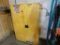 LOT: Justrite 45-Gallon Flammable Liquid Storage Cabinet, Steel Fabrication Table