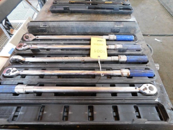 LOT: (5) Kobalt 1/2" Drive Torque Wrenches