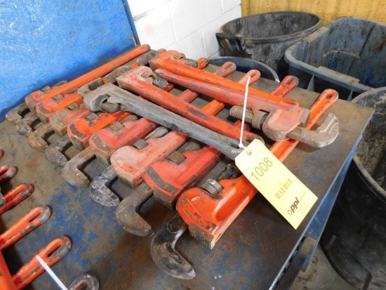 LOT: (12) Ridgid 24" Pipe Wrenches